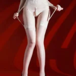 sexy-garter-stockings-pearl-string-stockings-7 bubbleoo sexy women lace-top garter stockings with pearl string for cosplay and daily outfit