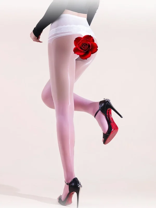 sexy-stockings-gradient-color-pantyhose-4 Women's sexy gradient color pantyhose ombre sheer tights with multi-tone design hosiery