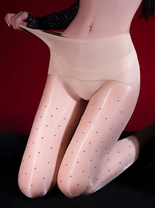 sexy-stockings-shiny-dots-pantyhose-2 polka dot pantyhose sexy spot tights with glossy dot pattern for party and club