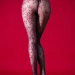 sexy-stockings-vintage-vine-pantyhose-3 Vintage vine pantyhose for women elegant retro floral branch pattern sheer stockings with intricate vine embroidery
