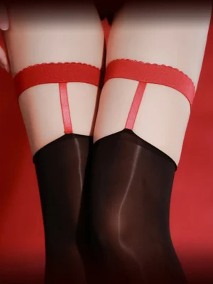women romantic sheer stay-up hosiery