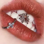 body-jeweller-cobweb-tongue-stud-1 Body Jewellery Cobweb Tongue Stud L128