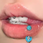 body-jeweller-heart-shaped-lip-piercing-rings-2 Sparkling diamond heart lip rings piercing | Bubbleoo