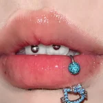body-jeweller-hi-kitty-lip-piercing-rings-2 Bubbleoo cute kitty sparkling lip piercing rings with gems