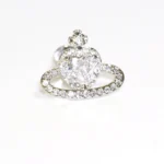 body-jeweller-planet-piercing-stud-3 Silver sparkling diamond planet ring design piercing stud