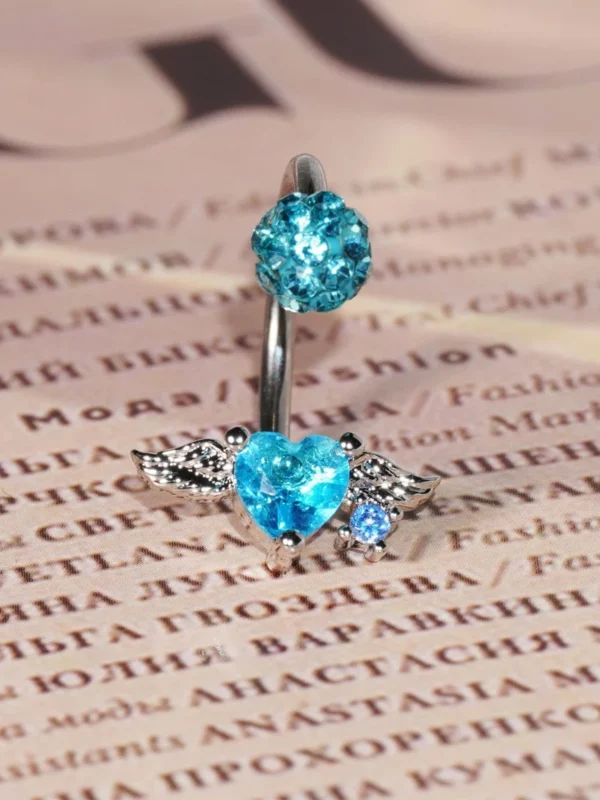 body-jeweller-wing-piercing-rings-4 Sparkling diamond wing lip piercing rings with gems