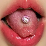 body-jewellery-kitty-tongue-stud-1 Cute sparkling kitty tongue stud piercing | Bubbleoo