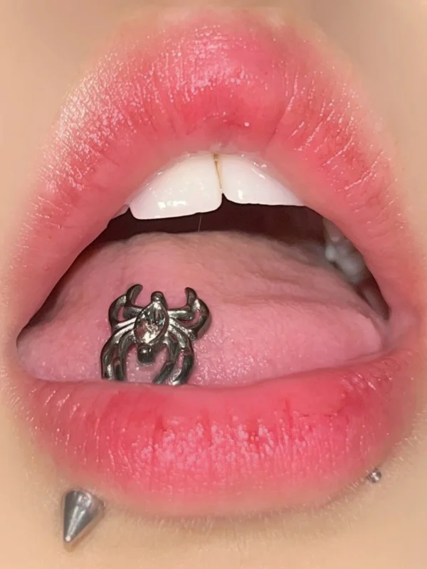 body-jewellery-spider-tongue-stud-3 Body Jewellery Spider Tongue Stud L121